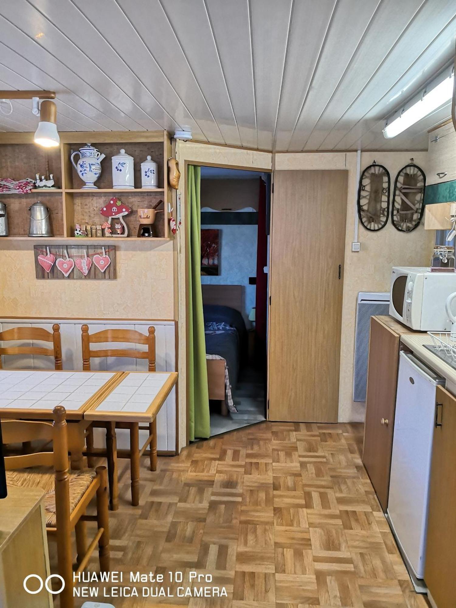 Charmant Mobil Home Style Chalet Besse-et-Saint-Anastaise Exterior foto